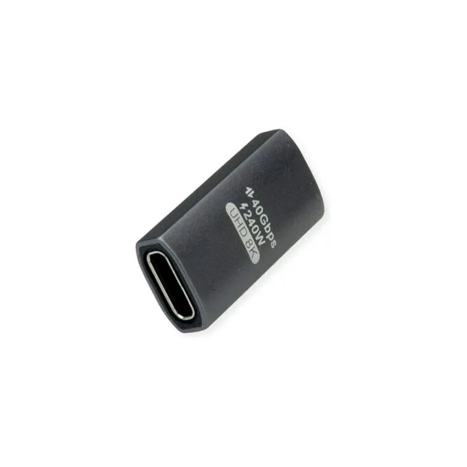 ROLINE USB4 Gen 3x2 Adapter Typ C ST BU. Aluminium. 90. gedreht. silberfarben — image 3