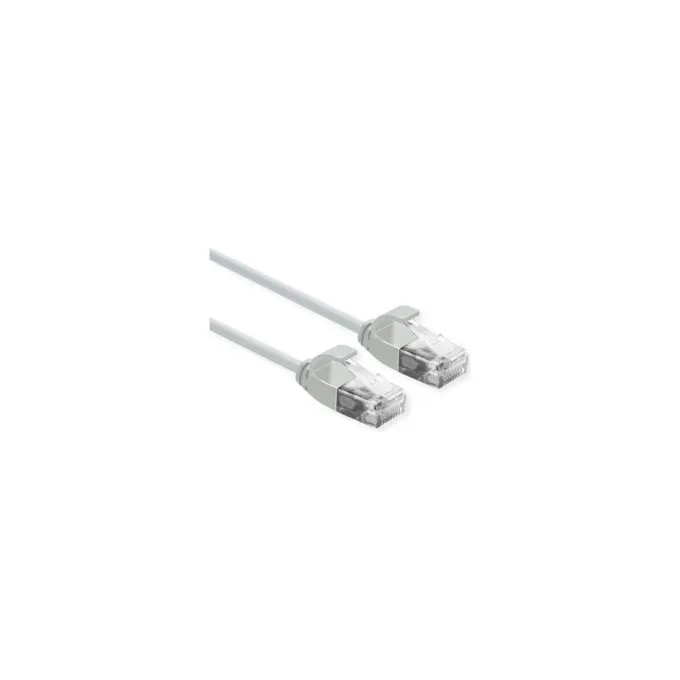 ROLINE UTP DataCenter Patchkabel Cat.6A (Class EA). LSOH. slim. grau. 5 m — image 1