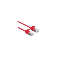 ROLINE UTP DataCenter Patchkabel Cat.6A (Class EA). LSOH. slim. rot. 0.3 m