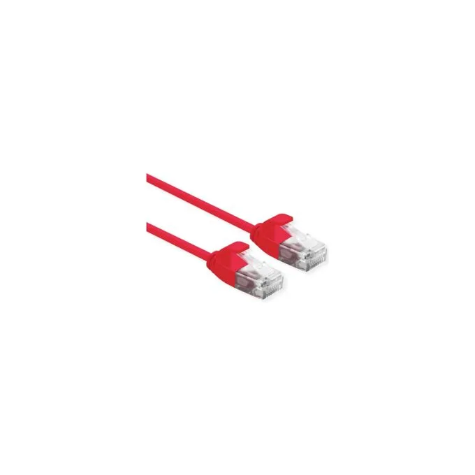 ROLINE UTP DataCenter Patchkabel Cat.6A (Class EA). LSOH. slim. rot. 2 m — image 1
