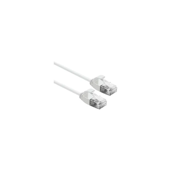 ROLINE UTP DataCenter Patchkabel Cat.6A (Class EA). LSOH. slim. wei. 0.3 m — image 1