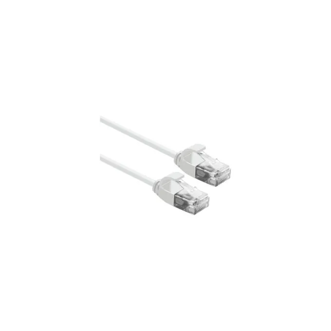 ROLINE UTP DataCenter Patchkabel Cat.6A (Class EA). LSOH. slim. wei. 0.5 m — image 1