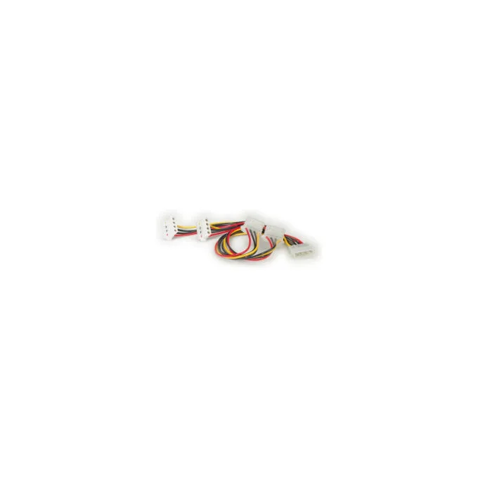 ROLINE Y-Kabel 4 pol. HDD 4x 4 pol. HDD abgewinkelt 0.45m — image 1