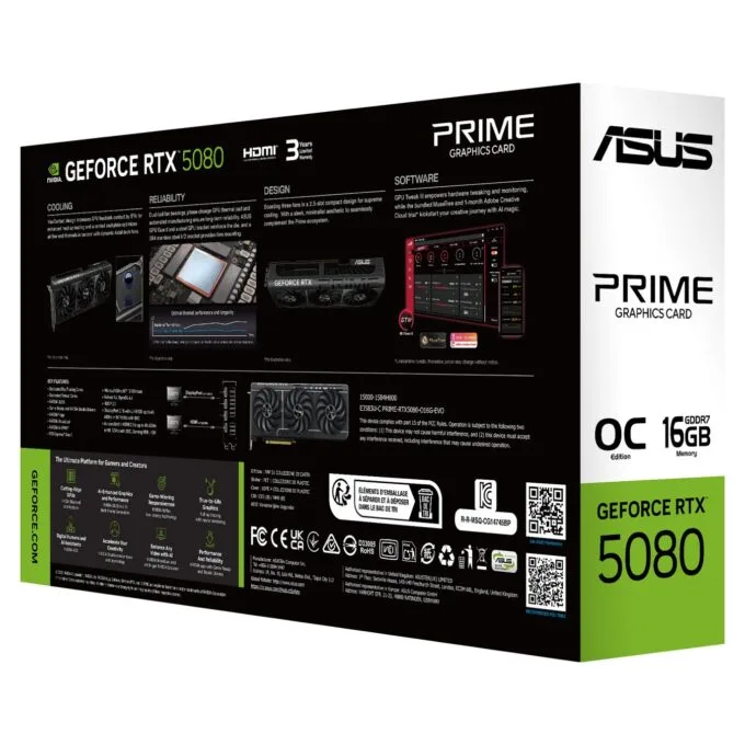 RTX 5080 16GB ASUS Prime EVO OC Edition GDDR7 — image 14