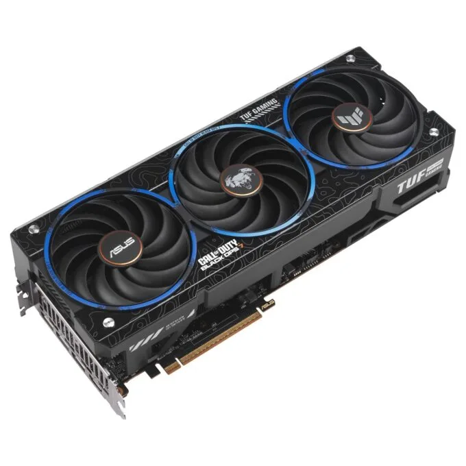 RX 9070 XT 16GGB ASUS TUF Gaming Black Ops 7 Special Edition GDDR6 3 Fan — image 3