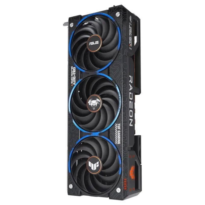 RX 9070 XT 16GGB ASUS TUF Gaming Black Ops 7 Special Edition GDDR6 3 Fan — image 7