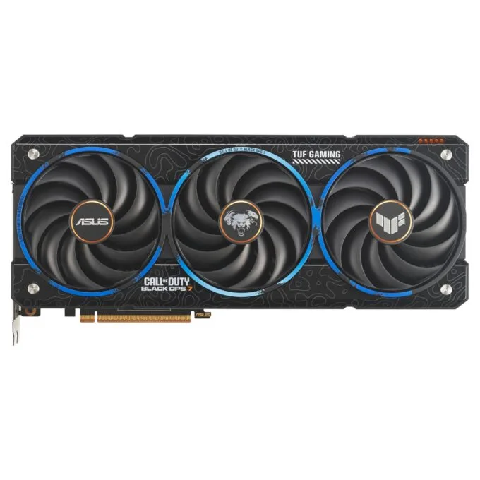 RX 9070 XT 16GGB ASUS TUF Gaming Black Ops 7 Special Edition GDDR6 3 Fan — image 1
