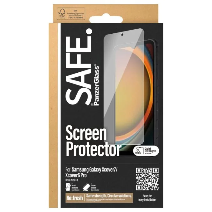 SAFE.PanzerGlass Screen Protector Galaxy Xcover7 Xcover6 Pro — image 3