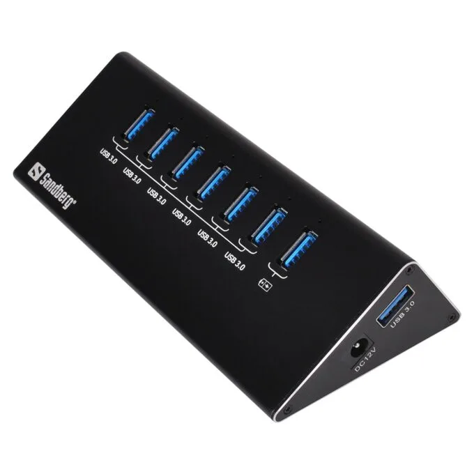 Sandberg 133-82 USB 3.0 HUB 7-Port 7xUSB 3.0 Schwarz — image 1