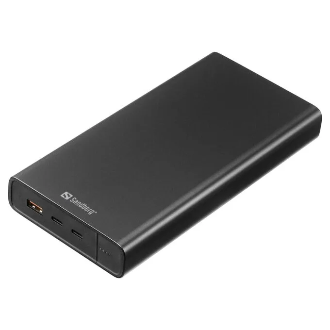 Sandberg 420-63 Powerbank 38400mAh 100W 2xUSB-A USB-C Schwarz — image 1