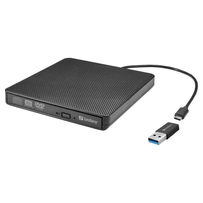 Sandberg USB-C/A DVD Drive - External DVD RW - 136-62 — image 1