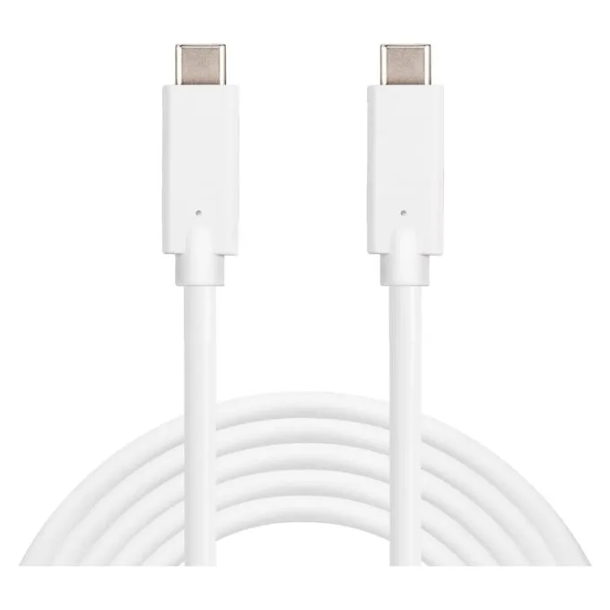 Sandberg USB-C (ST-ST) 2m Anschlusskabel Weiß — image 1