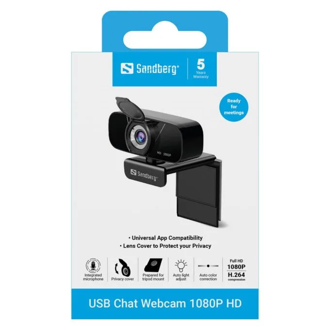 SANDBERG USB CHAT Webcam 1080P HD — image 4