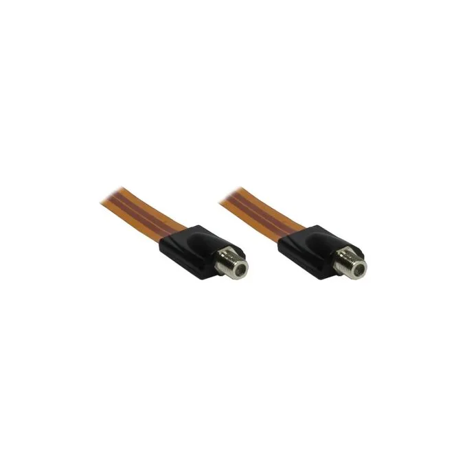 SAT Fensterdurchführung High-Quality. Gesamtlänge inkl. Stecker 26.5cm. flexible Länge 17.5cm. transparent. — image 1