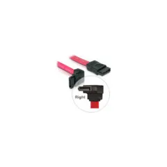 SATA 0.5m rot 90° DeLock