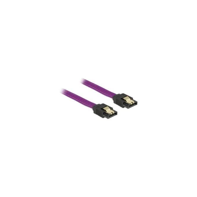 SATA 6 Gb s Kabel 20 cm violett — image 1