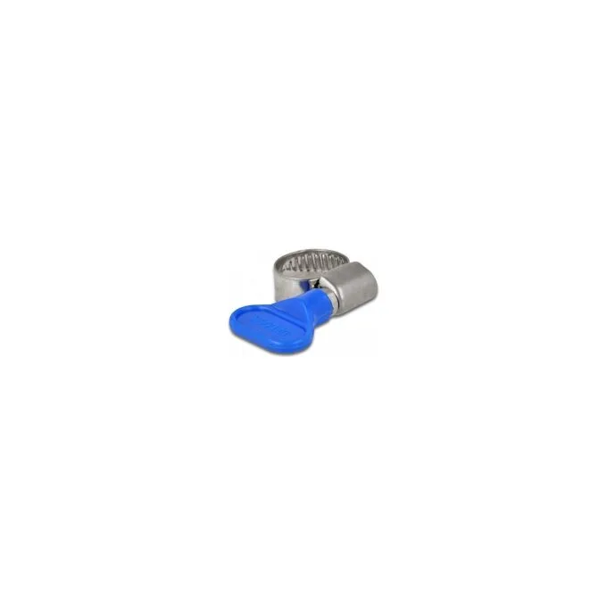 Schlauchschelle mit Flügelmutter 10 - 16 mm 10 Stück blau — image 1