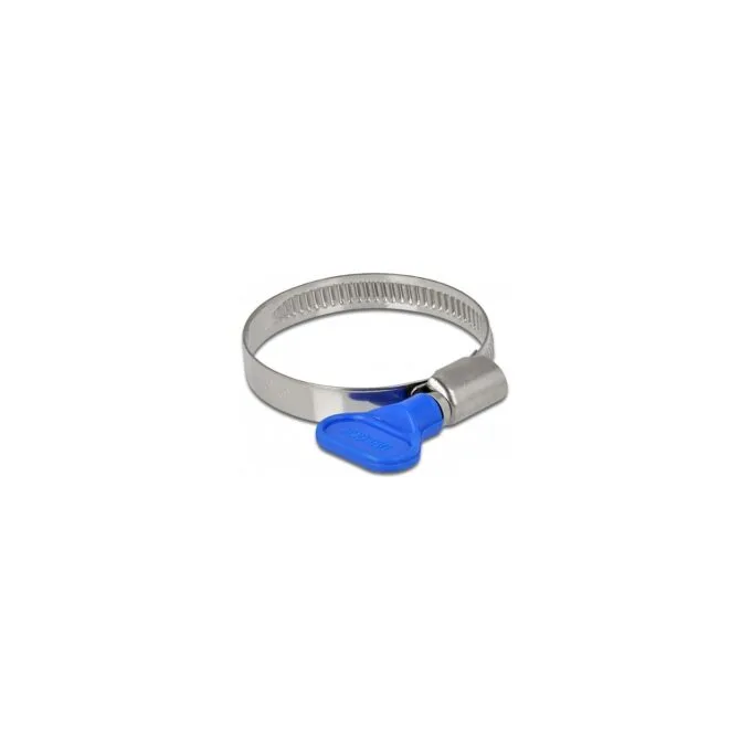Schlauchschelle mit Flügelmutter 32 - 50 mm 10 Stück blau — image 1