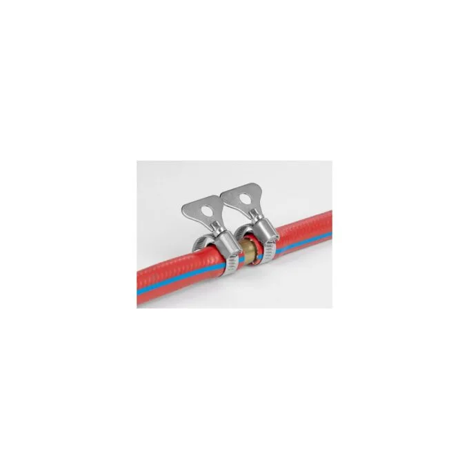 Schlauchschelle mit Flügelmutter 60 - 80 mm 10 Stück Metall — image 2