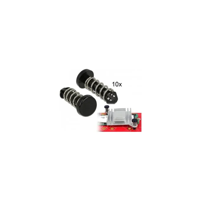 Schnappniete für Kühlkörper - Set 10 Stück schwarz — image 2