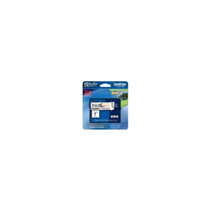 Schriftband TZe-251CIV schwarz auf wei 24mm x 8m — image 1