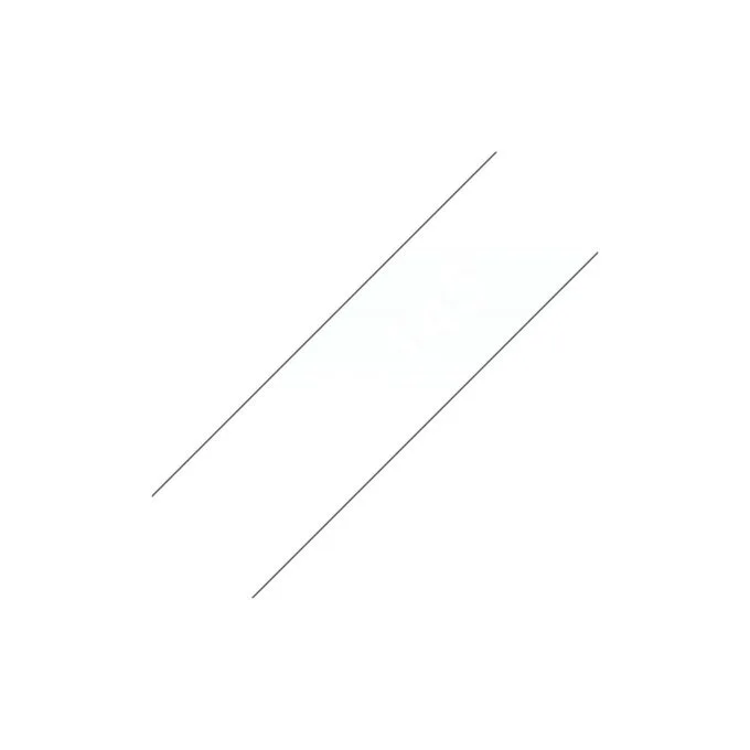 Schriftbandkassette Brother 18mm farblos weiß TZe-145 — image 1