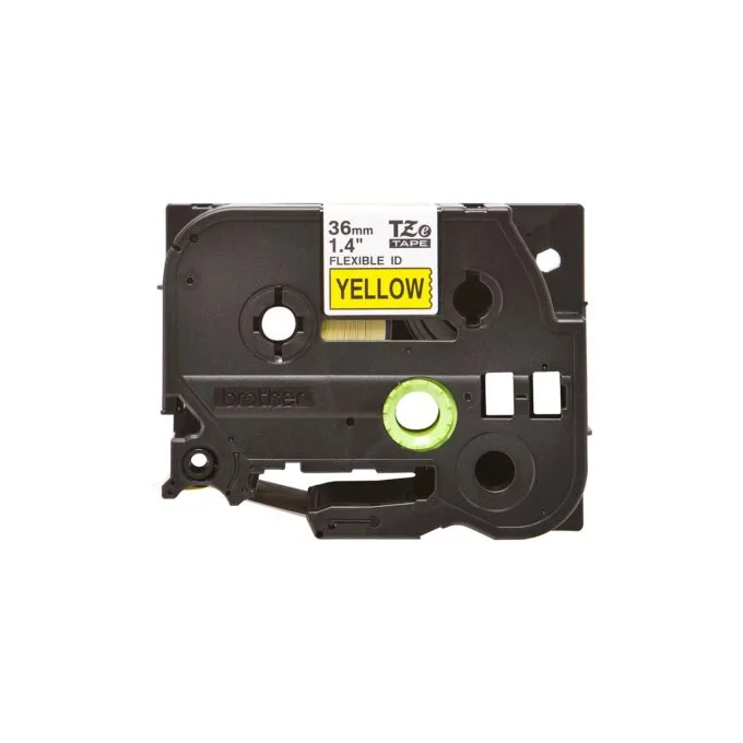 Schriftbandkassette Brother 36mmx8m gelb schwarz TZe-FX661 — image 2