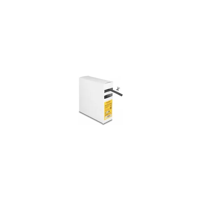 Schrumpfschlauch Box. mit Innenkleber. Schrumpfungsrate 4:1. 5 m x 6 mm schwarz — image 2
