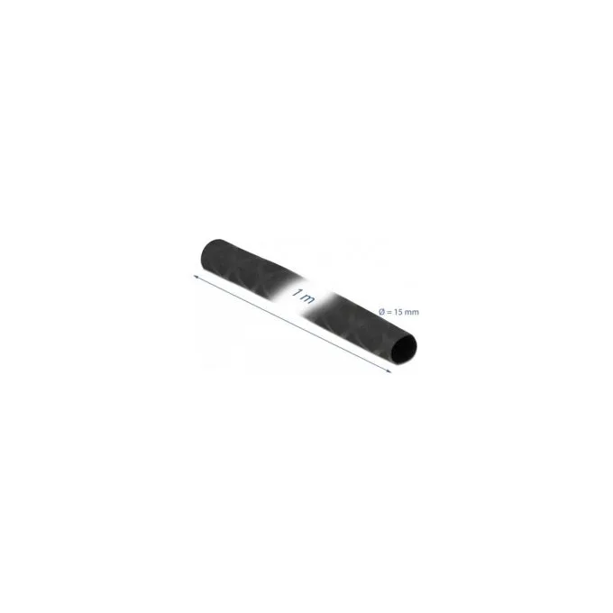 Schrumpfschlauch X-Muster rutschfest 1 m x 15 mm schwarz — image 2