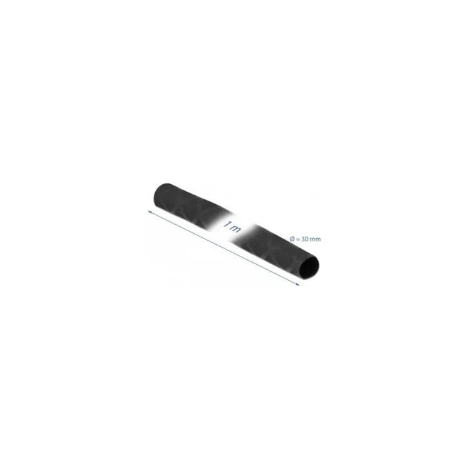 Schrumpfschlauch X-Muster rutschfest 1 m x 30 mm schwarz — image 2
