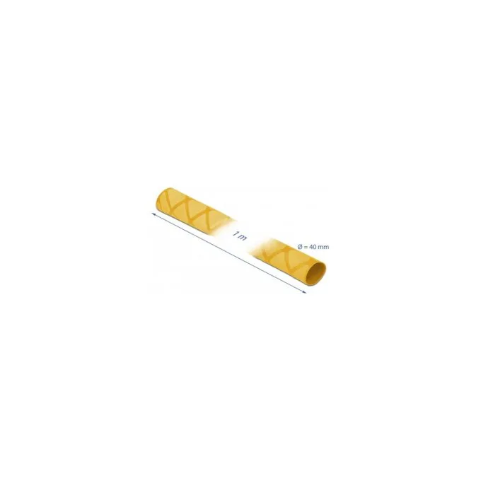 Schrumpfschlauch X-Muster rutschfest 1 m x 40 mm gelb — image 2