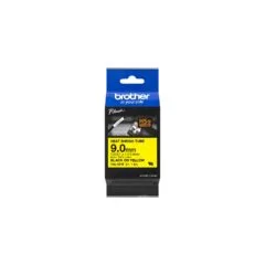 Schrumpfschlauchkassette Brother 9.0mm gelb schwarz HSE621E