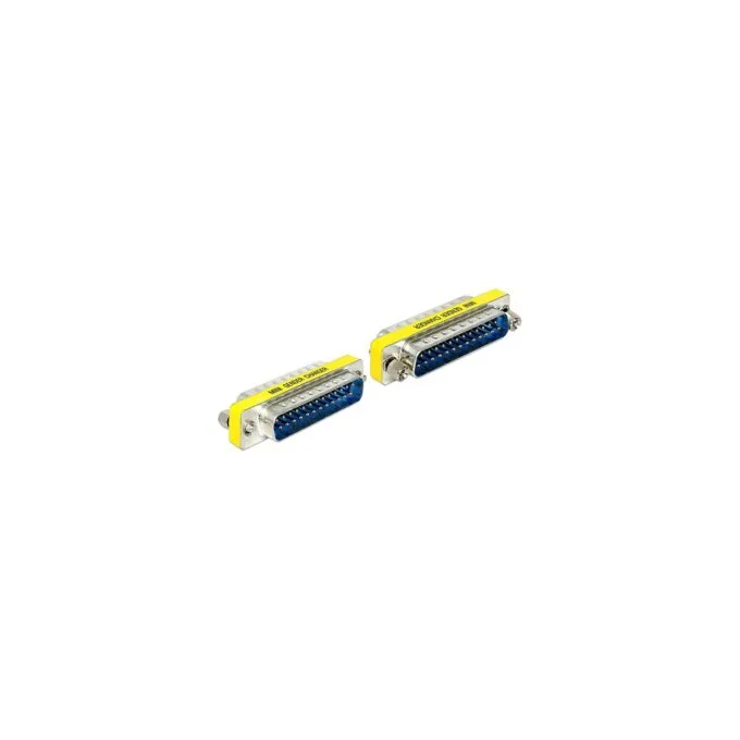 SER Delock 65482 Sub-D 25 Sub-D 25 Blau - Silber - Gelb Kabelschnittstellen- adapter — image 1