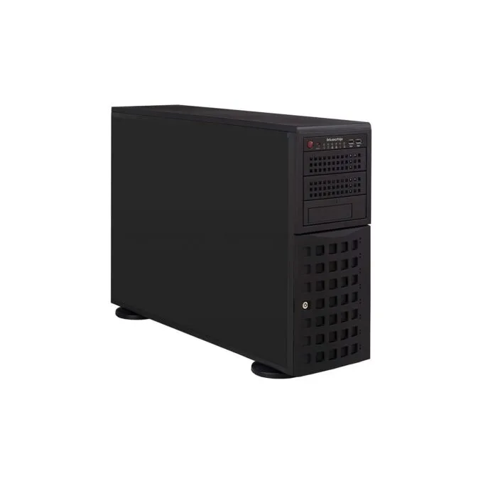 Server bluechip SERVERline T50310s Tower. 2×Xeon 4410Y 64 GB DDR5. 2 x 960 GB SSD. 2 x RJ45 — image 1
