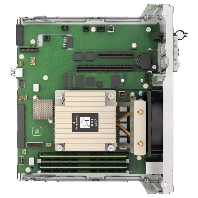 Server HPE ProLiant MicroServer Gen11 Tower Xeon-E 6325P 4-Core 3.5GHz 1x32GB-U 4xLFF Non Hot Plug 2x4TB HDD 180W Server — image 4