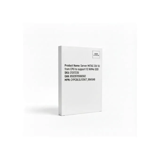 Server MiTAC Cbl 1U from CPU to support 12 NVMe SSD — image 1