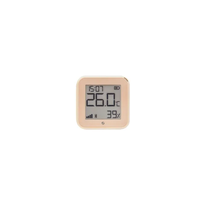 Shelly Plug & Play 'H&T Gen. 3 Matte Mocha' Temperatur- & Feuchtigkeitssensor WLAN BT USB-C Batterie — image 1