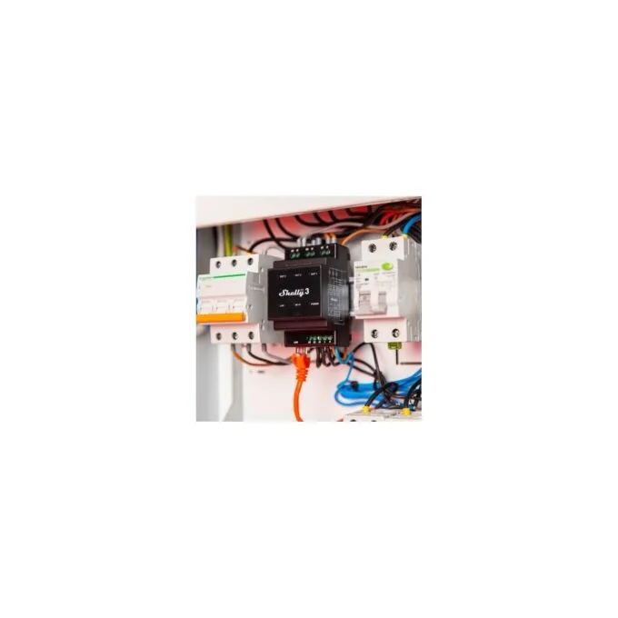 Shelly Relais 'Pro 3' WLAN LAN 3x 16A 3 Kanäle 3 Phasen Max. 48A BT DIN-Rail — image 3
