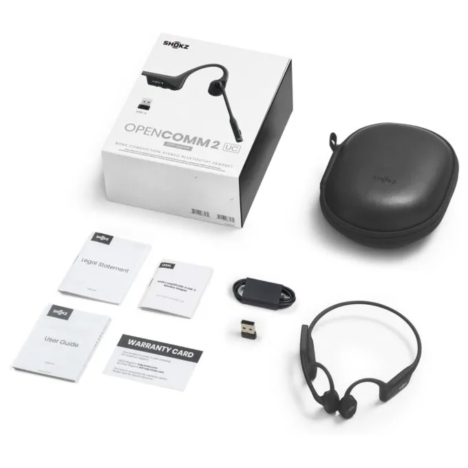 Shokz OpenComm2 UC (With USB-A) Bluetooth Wireless Bone Conduction Headset — image 7
