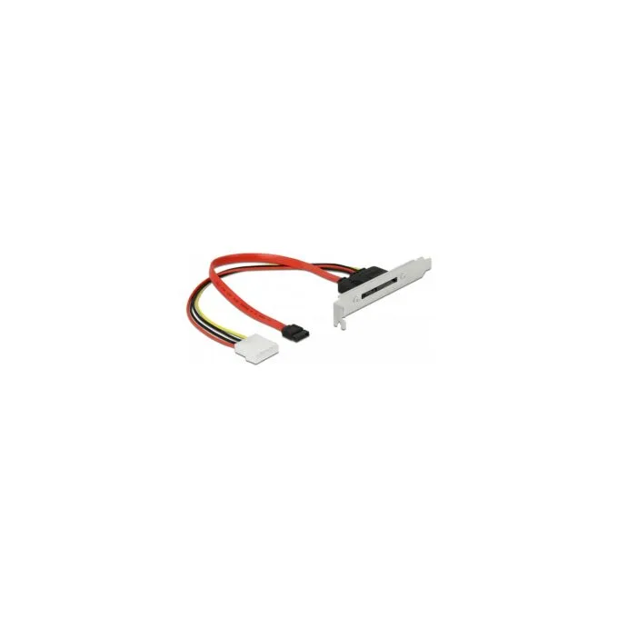 Slotblech mit 1 x SATA 22 Pin Stecker extern — image 1