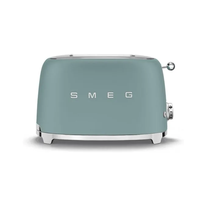 SMEG TSF01EGMEU Toaster 2 Scheiben Smaragdgrün matt — image 1