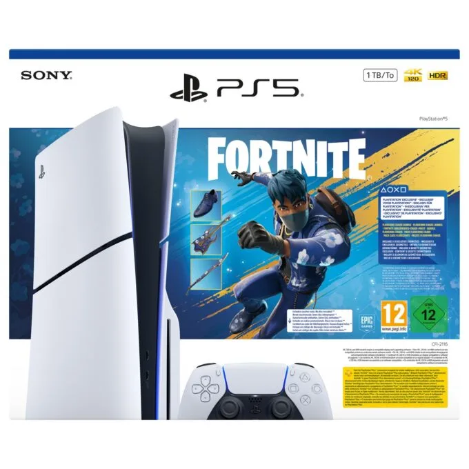 Sony PlayStation 5 Slim Disc + Fortnite Flowering Chaos . 1TB — image 2