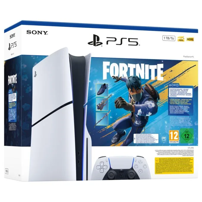 Sony PlayStation 5 Slim Disc + Fortnite Flowering Chaos . 1TB — image 4