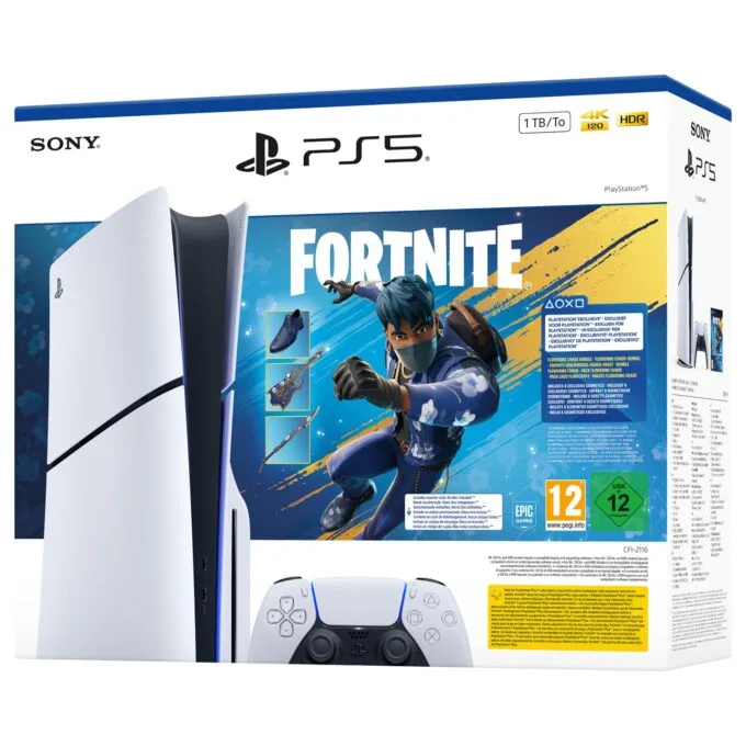 Sony PlayStation 5 Slim Disc + Fortnite Flowering Chaos . 1TB — image 5