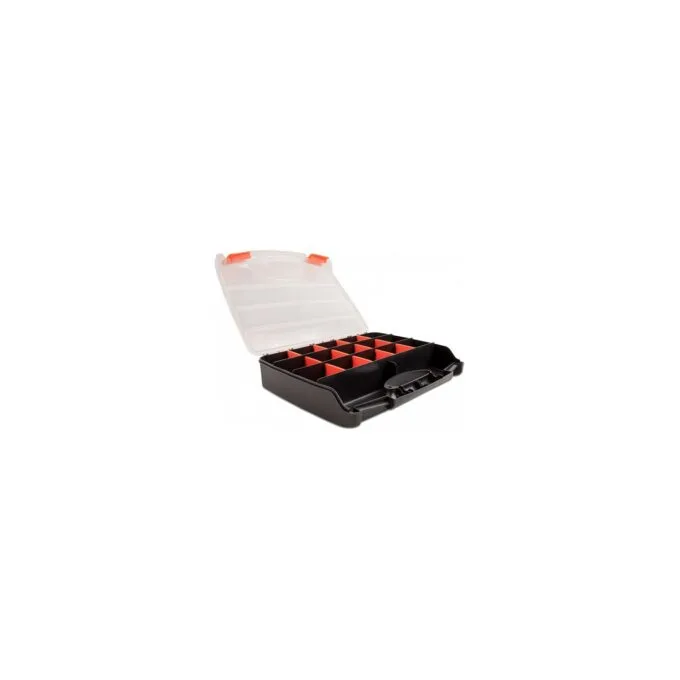 Sortimentsbox mit 17 Fächern 320 x 255 x 60 mm orange schwarz — image 1
