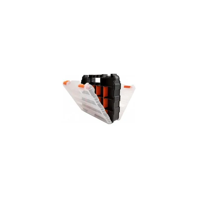 Sortimentsbox mit 34 Fächern 320 x 270 x 80 mm orange schwarz — image 3
