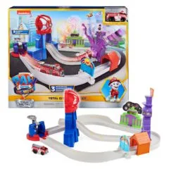 Spinmaster Paw Patrol. True Metal Total City Rescue Movie Rennstrecken-Set