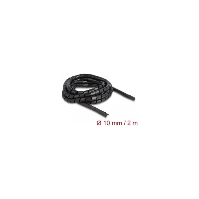 Spiralschlauch flexibel 2 m x 10 mm schwarz — image 2