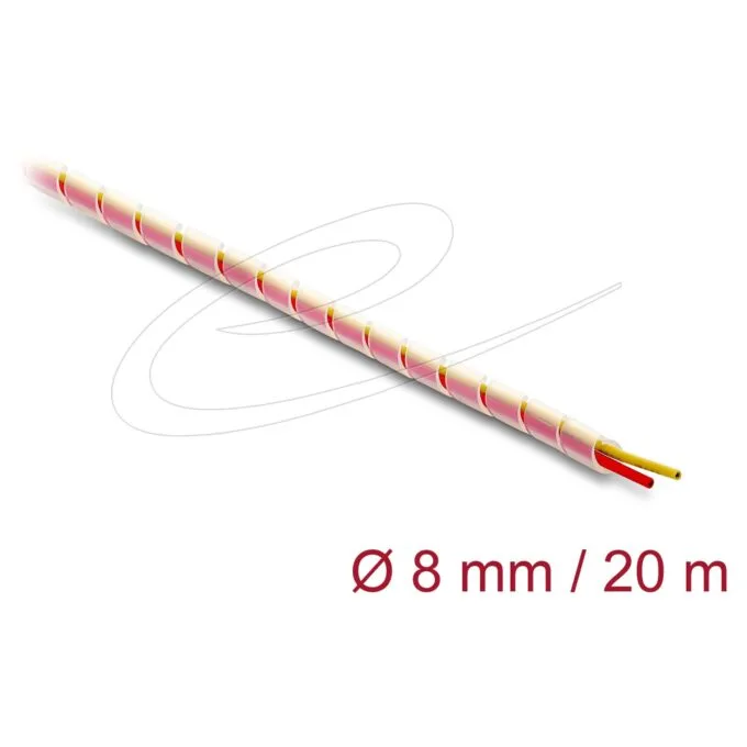 Spiralschlauch Silikon 8 mm Durchmesser 20 m transparent — image 1