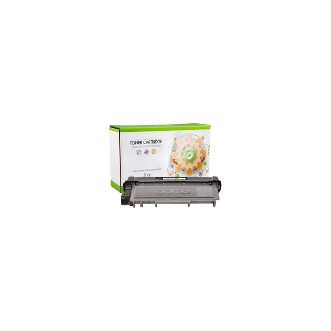 STATIC Toner cartridge compatible with Brother TN-2310BK black remanufactured 1.200 pages — image 1
